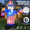 7FT 4th of July Inflatables Decorations Outdoor Uncle Sam Holds American Flag